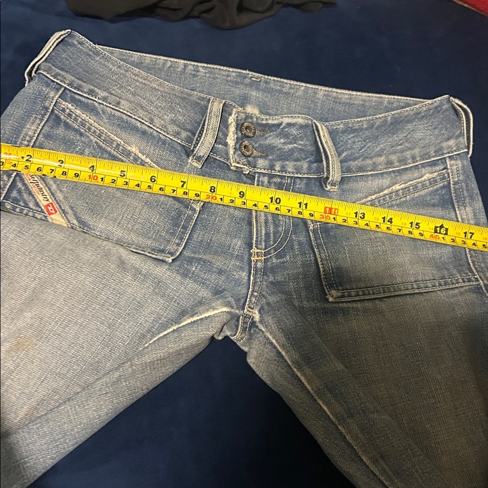 VINTAGE DIESEL MADE IN ITALY LOW RISE DENIM - Picture 14 of 15